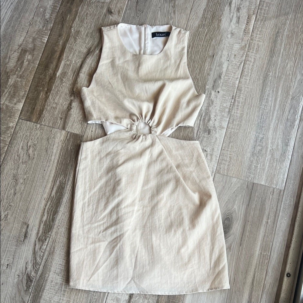 Elegant Beige Dress